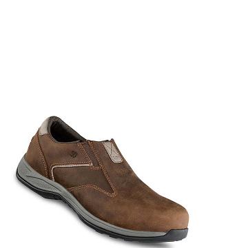 Red Wing Soft Toe Slip On Men's Shoes Brown | ZA 180GSO